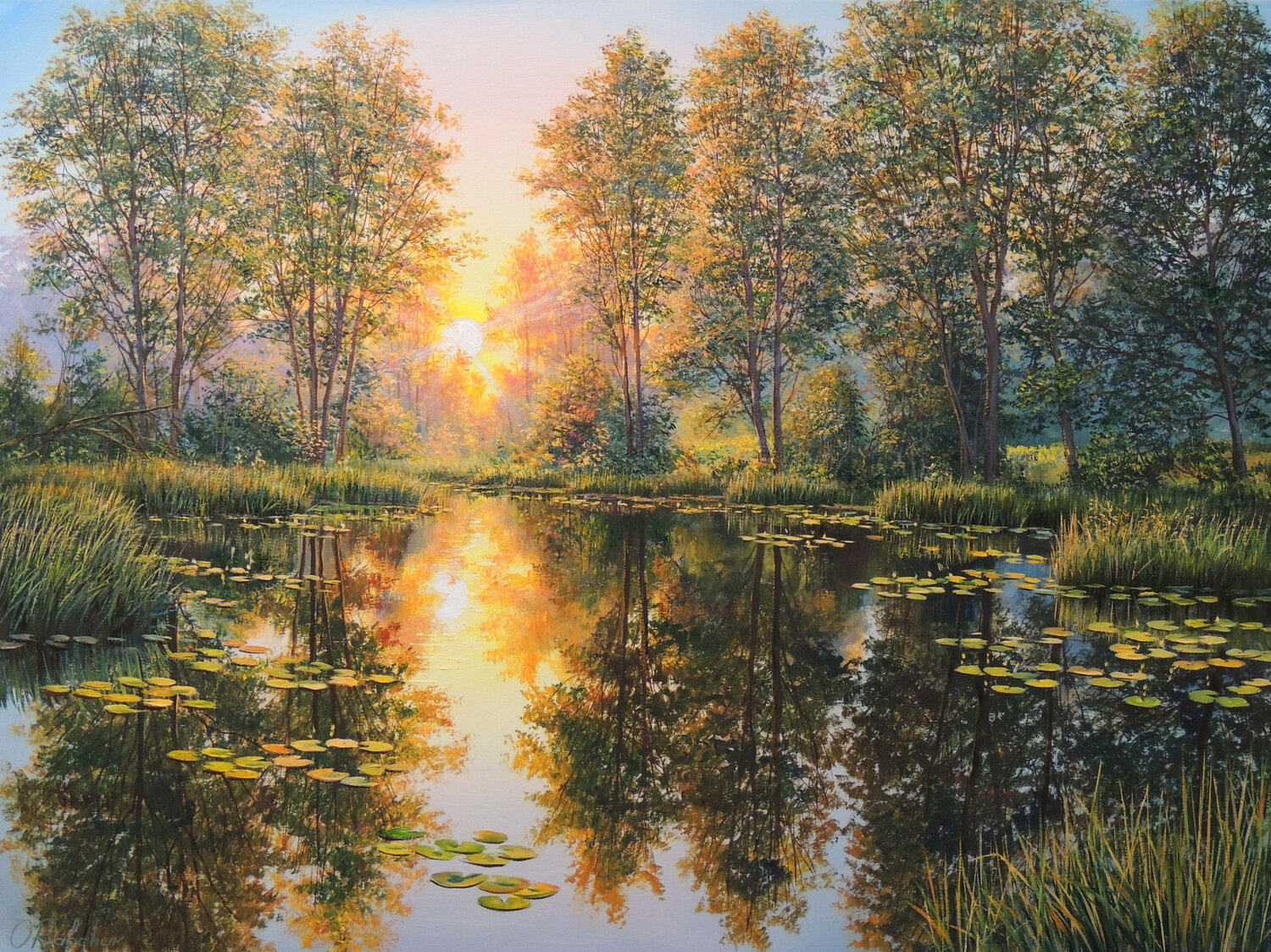 Summer Evening Tranquility Oleg Riabchuk