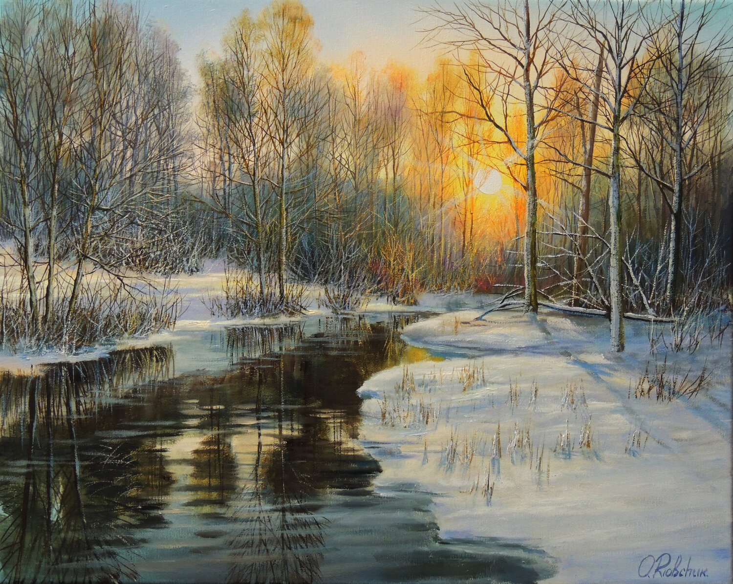 Winter's Embrace Oleg Riabchuk