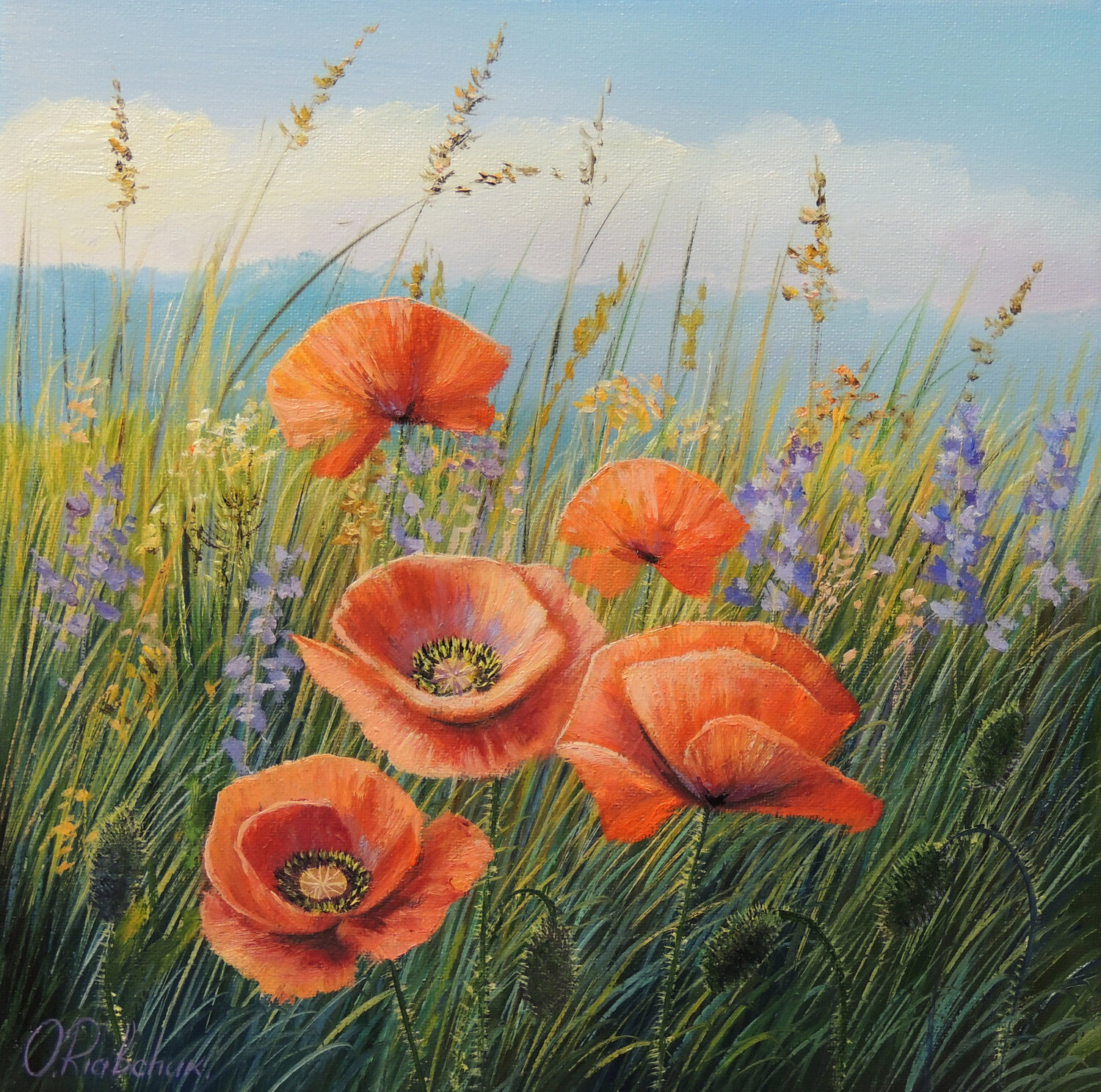 Dancing Poppies Oleg Riabchuk