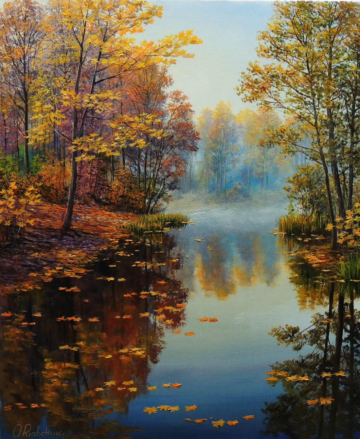 Autumn Footprints Oleg Riabchuk
