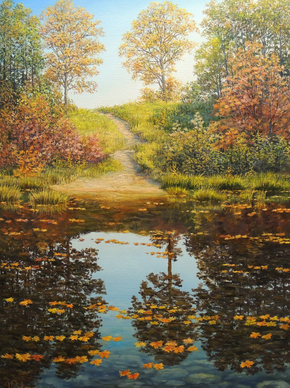 Leaves On The Water Oleg Riabchuk