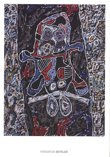 Automobile a la route noire di Jean Dubuffet, Stampa in vendita su Singulart