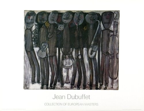 New Orleans Jazz Band von Jean Dubuffet, Druck kaufen auf Singulart