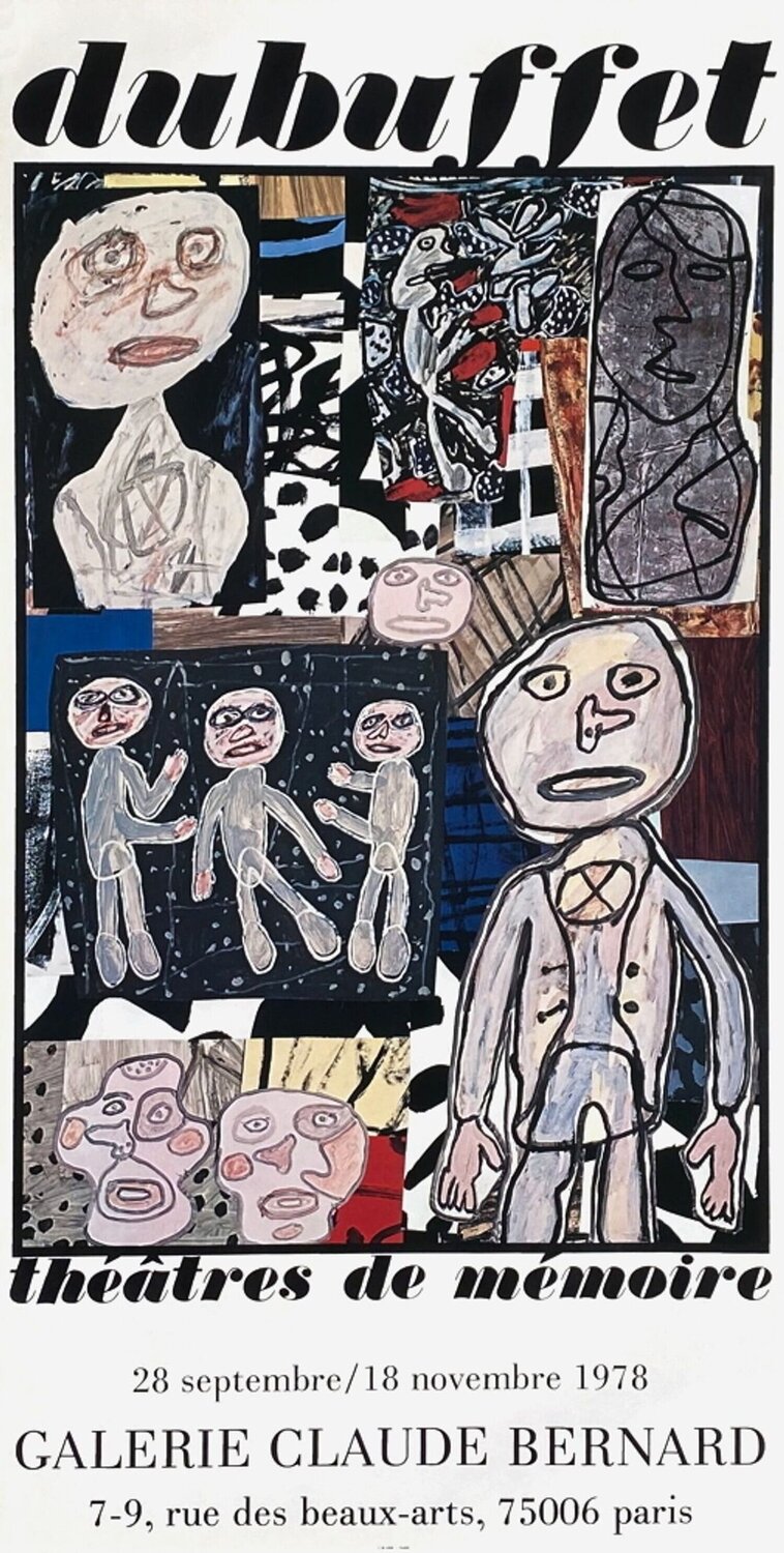 Expo 78 - Galerie Claude Bernard Jean Dubuffet
