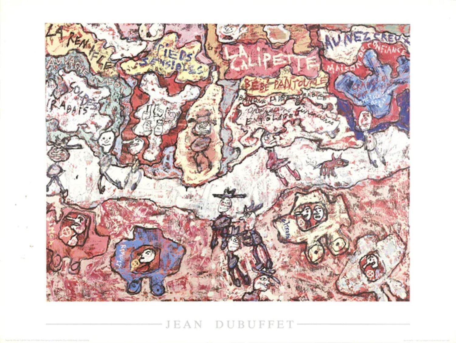La Calipette Jean Dubuffet Stampa in vendita