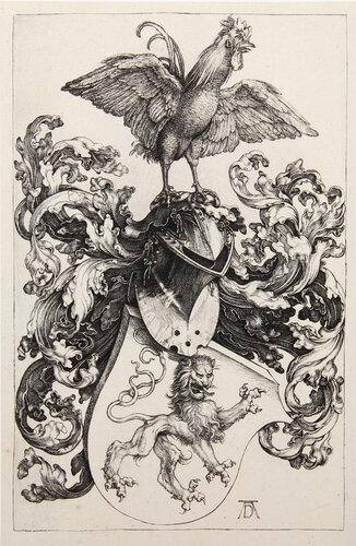 Les Armoiries au Coq van Albrecht Dürer, Afdruk te koop op Singulart