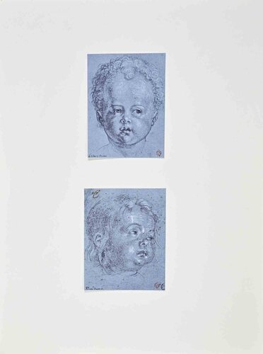 Deux Têtes d'Enfant van Albrecht Dürer, Afdruk te koop op Singulart