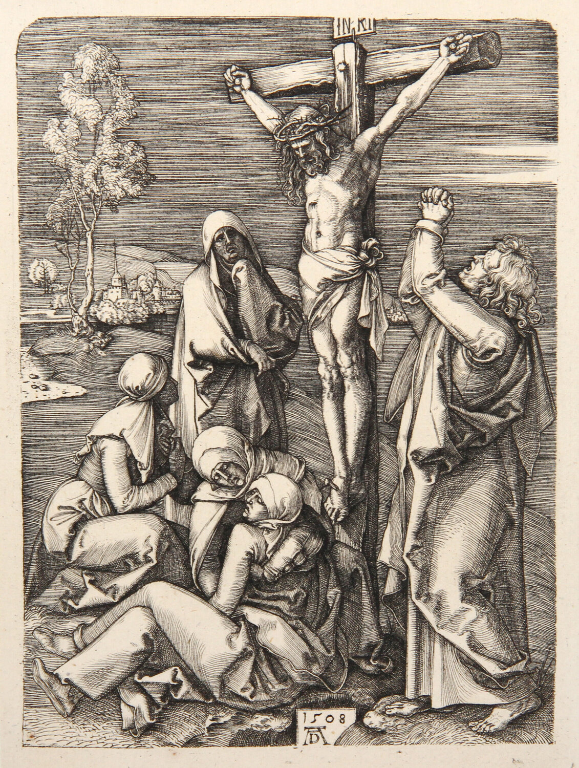 Jesus Christ Expirant sur la Croix Albrecht Dürer Stampa in vendita