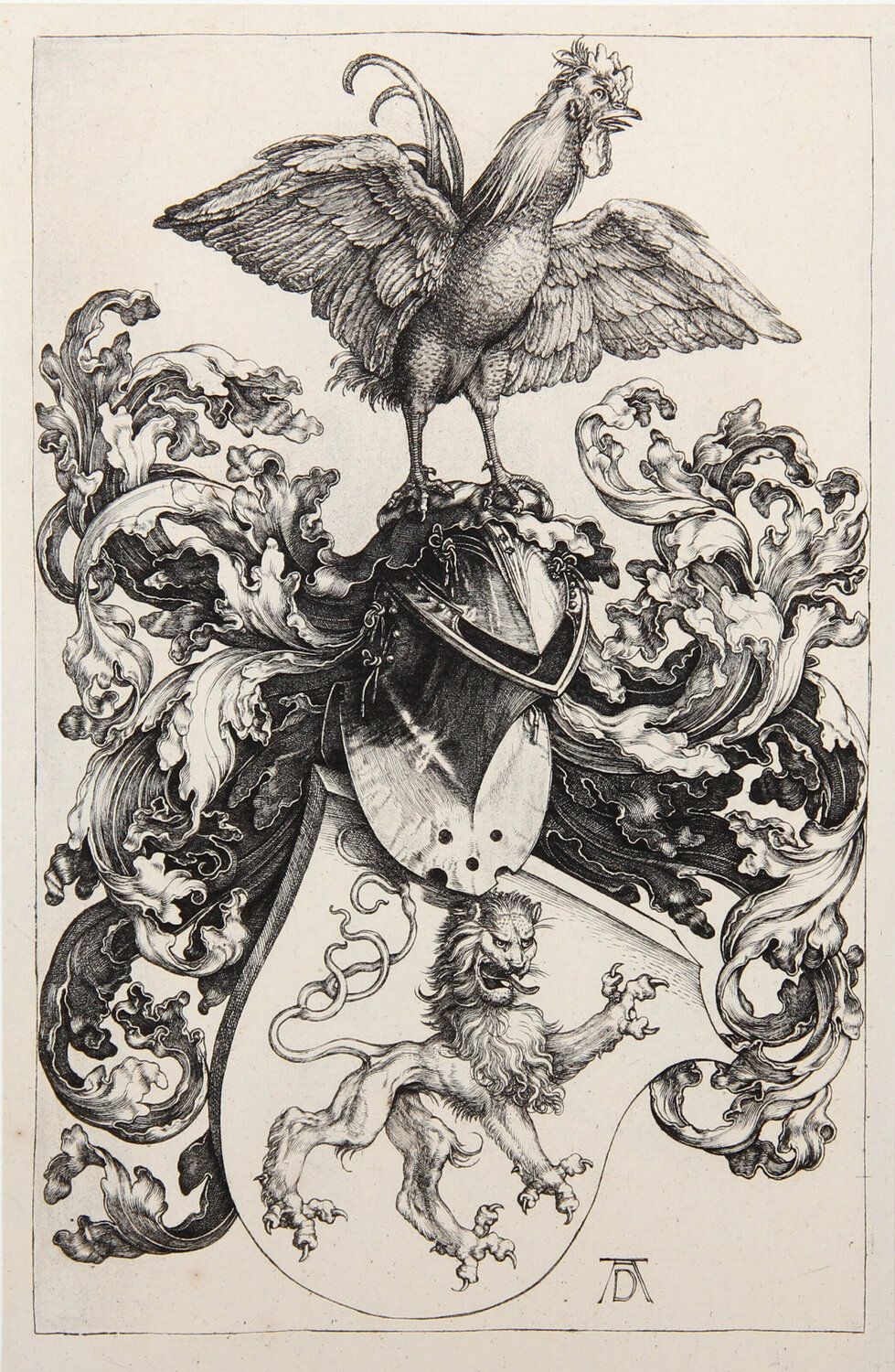 Les Armoiries au Coq Albrecht Dürer Druck zu verkaufen