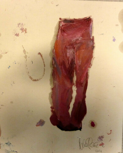 rote Hose by Mila Veljac'a, 소묘 for Sale on Singulart
