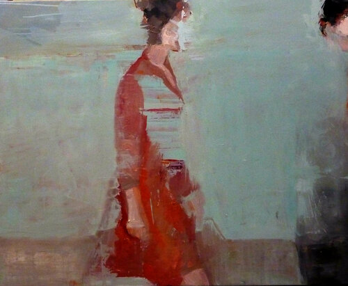 Moment der Begegnung di Mila Veljac'a, Pittura in vendita su Singulart
