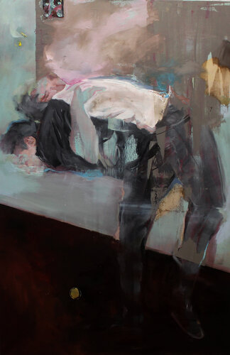 Rücken an Rücken di Mila Veljac'a, Pittura in vendita su Singulart
