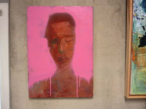 die Augen geschlossen von Mila Veljac'a, Malerei kaufen auf Singulart