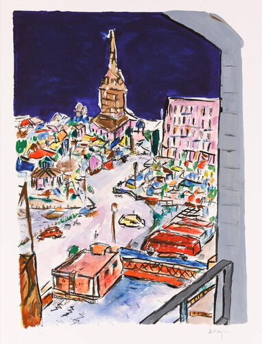 Bob Dylan Bell Tower in Stockholm by Bob Dylan, Print for Sale on Singulart