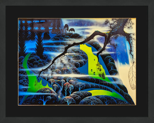 Green Pastures (custom framed large hand signed serigraph) by Eyvind Earle, Print for Sale on Singulart