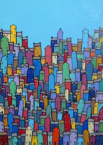 Urbanity di Paul Bursnall, Pittura in vendita su Singulart