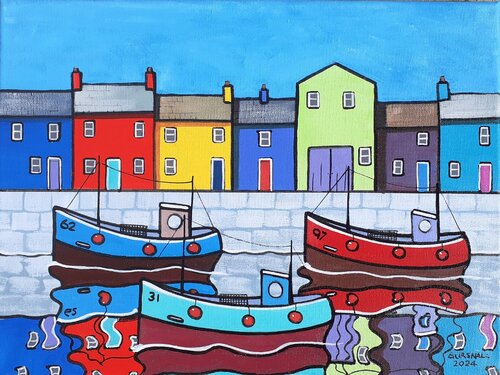 Harbour Image di Paul Bursnall, Pittura in vendita su Singulart