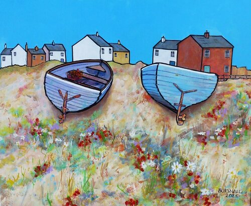 Beach Flora di Paul Bursnall, Pittura in vendita su Singulart