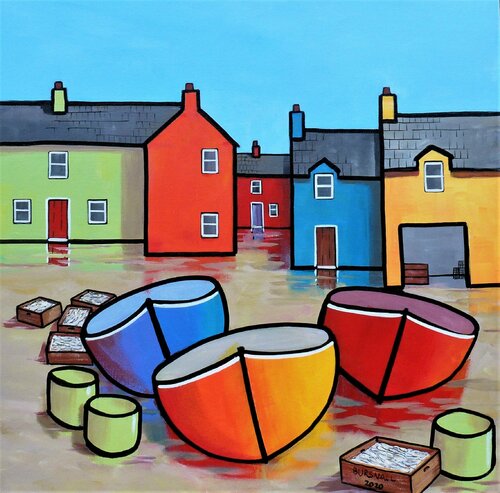 Caught out di Paul Bursnall, Pittura in vendita su Singulart