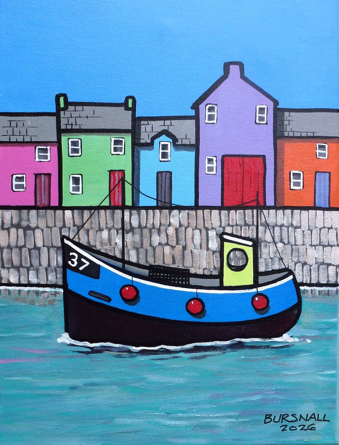 37 Leaving Paul Bursnall Origineel schilderij te koop
