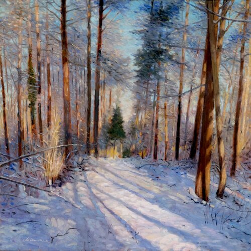 Fairytale forest di Richard Mierniczak, Pittura in vendita su Singulart