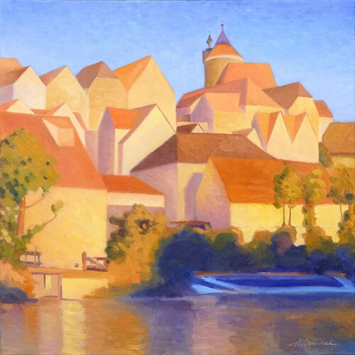 Besigheim (modern) von Richard Mierniczak, Malerei kaufen auf Singulart