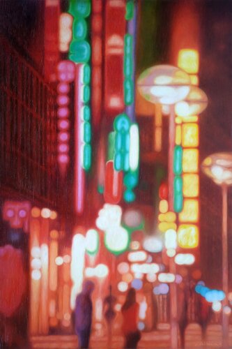 Stuttgart at Night von Richard Mierniczak, Malerei kaufen auf Singulart
