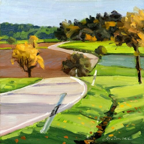 In the Black Forest 2. di Richard Mierniczak, Pittura in vendita su Singulart