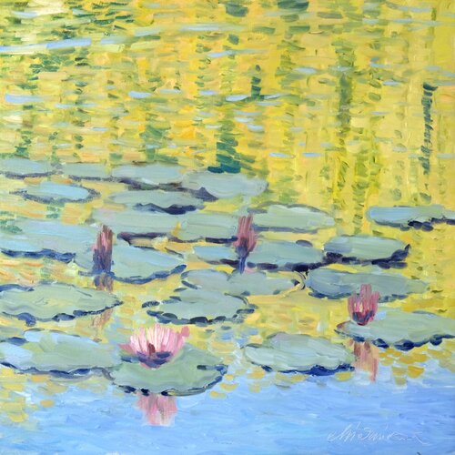 Nenuphars 2. van Richard Mierniczak, Schilderij te koop op Singulart