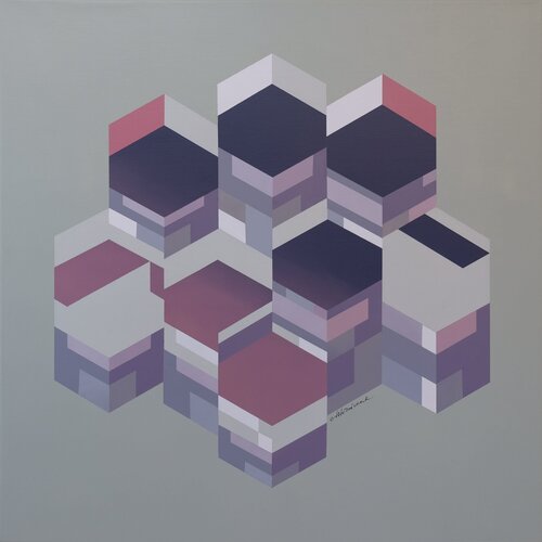 Composition 31. - Hexagonal di Richard Mierniczak, Pittura in vendita su Singulart