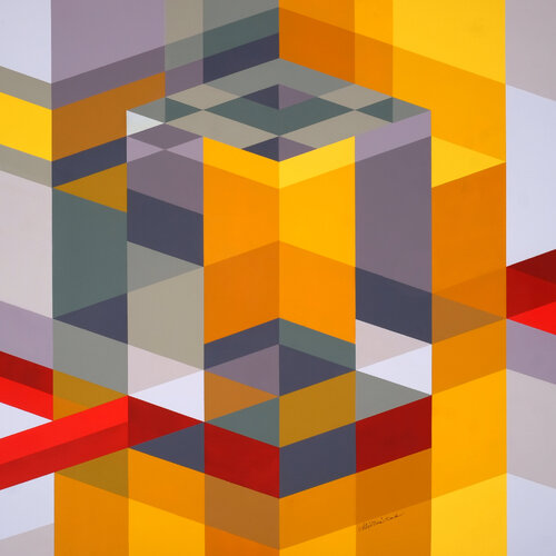 Composition 32. - Red path Richard Mierniczak