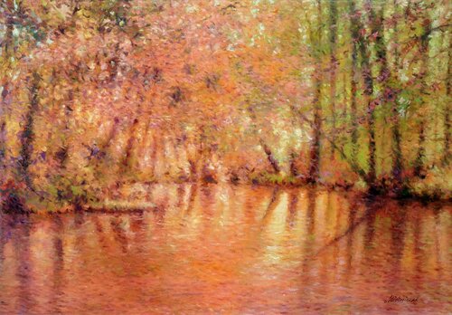 Red Solitude by Richard Mierniczak, 회화 for Sale on Singulart