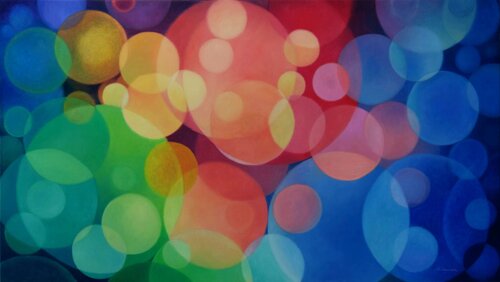 Composition 35. - Dreams van Richard Mierniczak, Schilderij te koop op Singulart