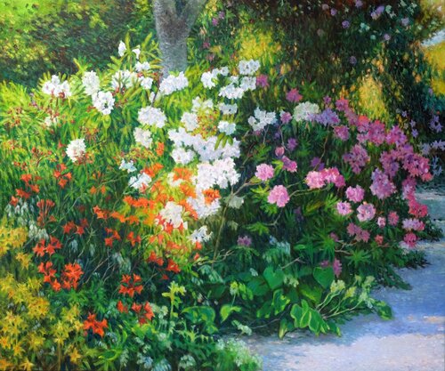 Mainau Garden 4. di Richard Mierniczak, Pittura in vendita su Singulart