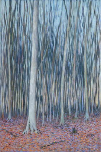 Autumnal forest de Richard Mierniczak, Pintura a la venta en Singulart