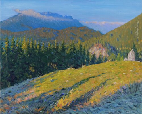 View from Jenner 1. (Bavaria) by Richard Mierniczak, Painting for Sale on Singulart