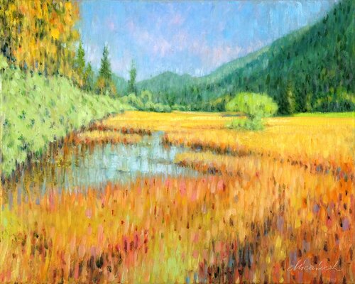 Weitsee 2. (Bavaria) by Richard Mierniczak, 絵画 for Sale on Singulart