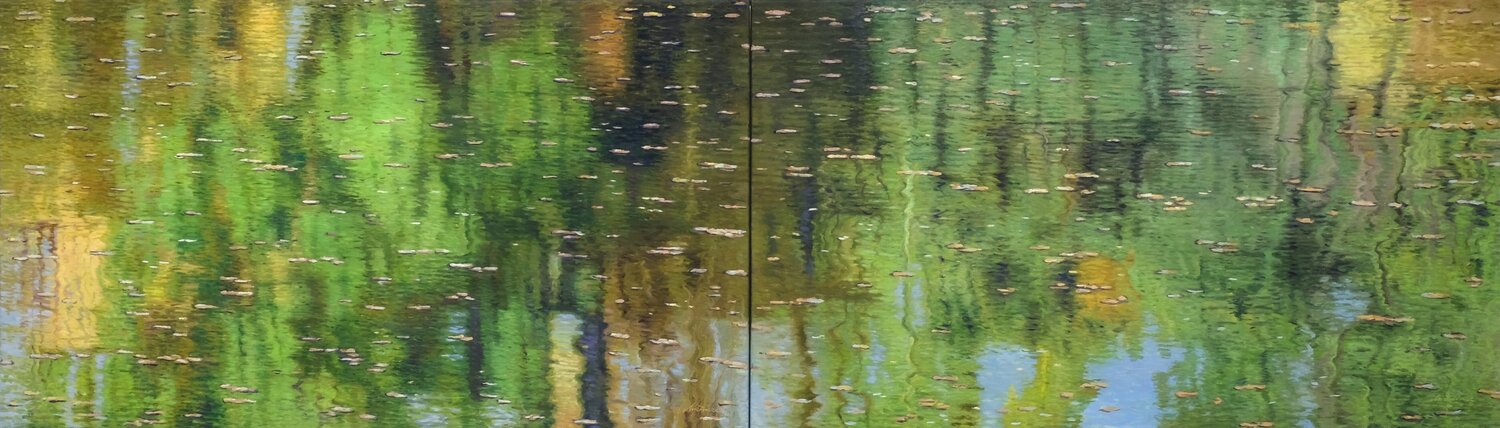 Reflections in the pond (diptych) Richard Mierniczak