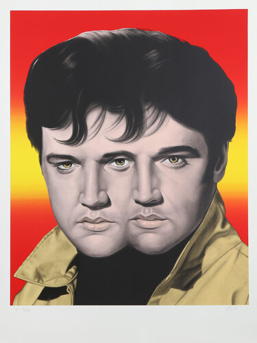 Red Elvis de Ron English, Impresión a la venta en Singulart