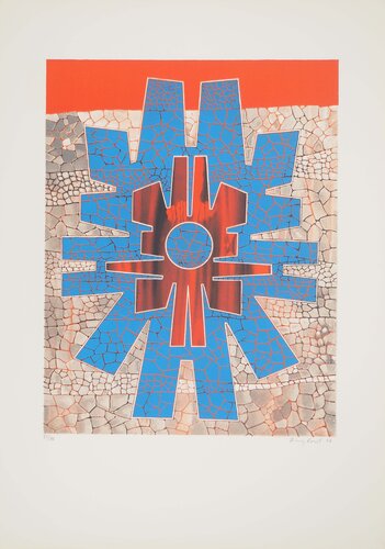 Totem géométrique di Jimmy Ernst, Stampa in vendita su Singulart
