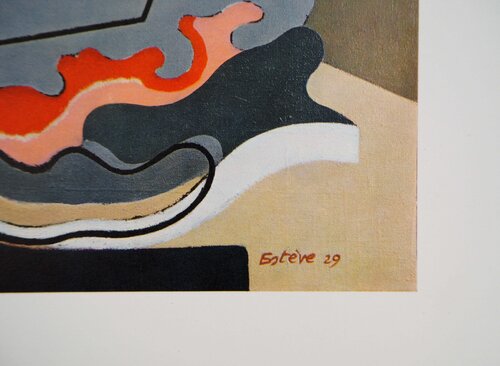 Jeune fille lisant un livre von Maurice Estève, Druck kaufen auf Singulart