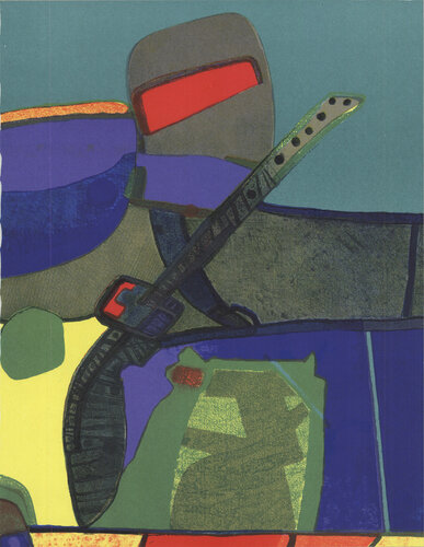 Arizovert - 1972 Lithograph 12.25" x 9.5" van Maurice Estève, Afdruk te koop op Singulart