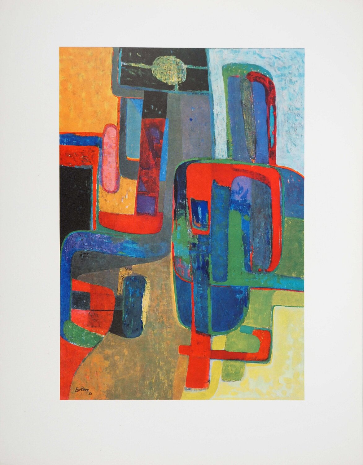 Le lithographe Maurice Estève Print for sale