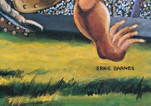 Excellence (Football) von Ernie Eugene Barnes, Druck kaufen auf Singulart
