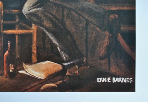 Sugar Shack (Marvin Gaye) de Ernie Eugene Barnes, Impresión a la venta en Singulart