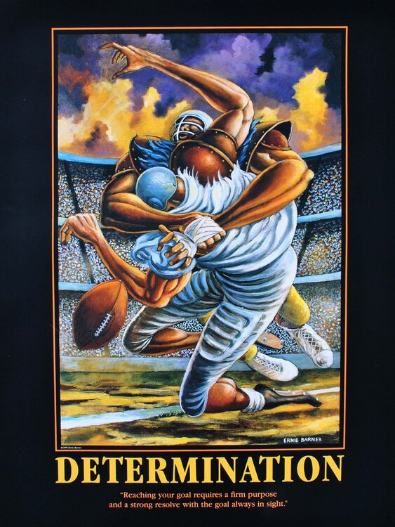 Détermination (Football) Ernie Eugene Barnes