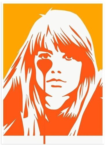 Françoise Hardy - Jacques Dutronc's nightmare by Pure Evil, Print for Sale on Singulart