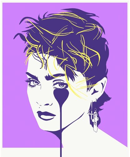 Lucky Star Lilac, Madonna by Pure Evil, Print for Sale on Singulart