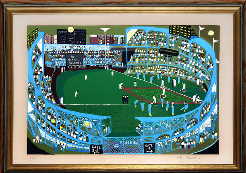 Ball Park de Ralph Fasanella, Impresión a la venta en Singulart