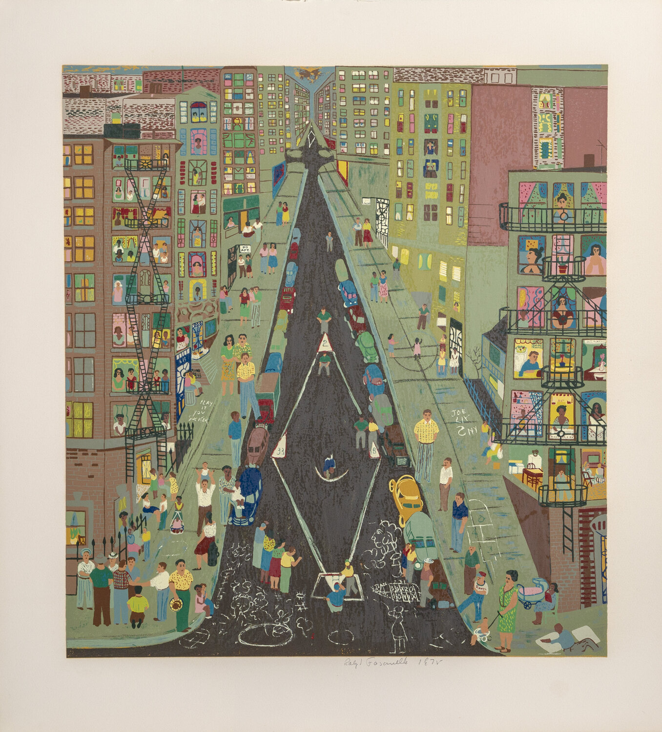 Stickball Ralph Fasanella